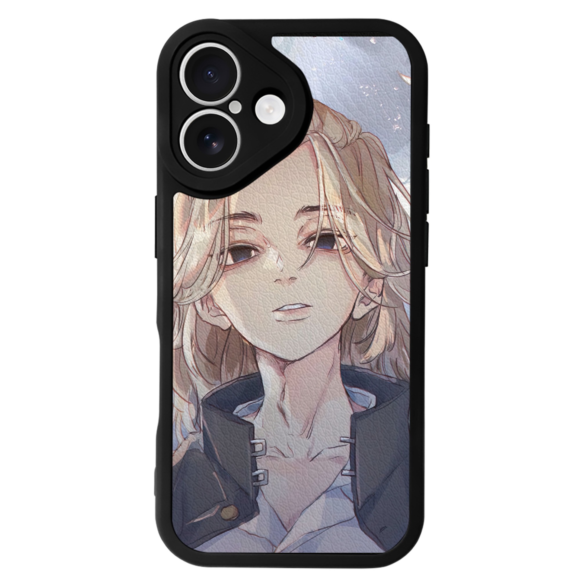 （画像用） 東京リベンジャーズ Tokyo Revengers 【iPhone 16シリーズ対応】シリコンスマホケース（レザー調） 材質：シリコン